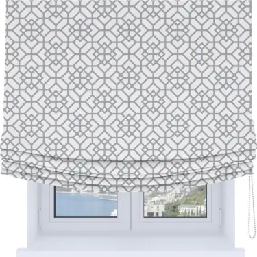Римская штора Soft с мягкими складками, «Архитектурный орнамент»