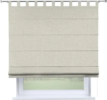 Римская штора «Cortin», лён димаут светло-бежевый, на петлях