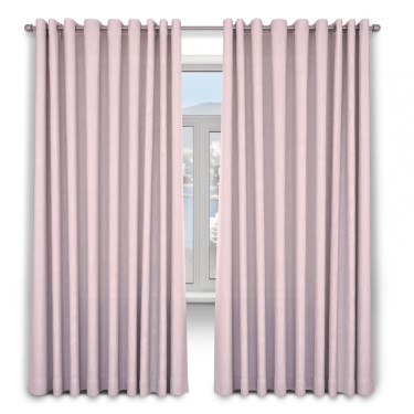 Шторы ткань блэкаут однотонный, розовый