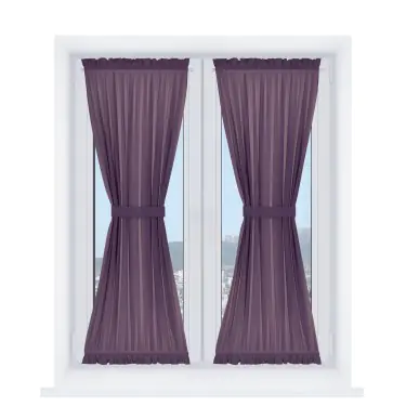 Штора песочные часы «Кортин» блэкаут однотонный фуксия