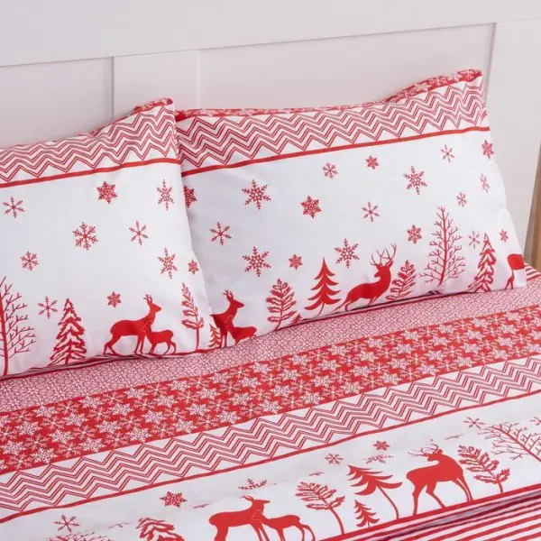 Постельное белье LoveLife евро Reindeer 200*217см,240*225см,50*70см-2шт
