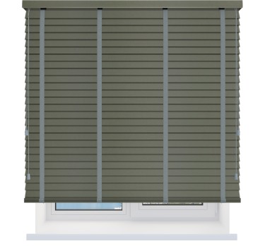 Деревянные жалюзи с тесьмой 50 мм. кварц