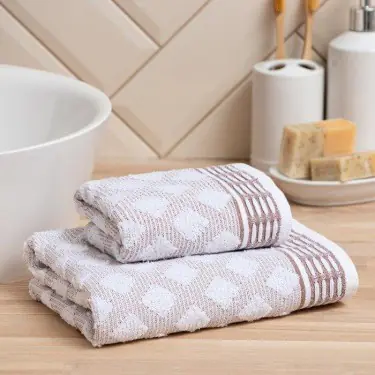 Полотенце махровое Love Life "Fantasy" 50х90 см, коричневый, 100% хл, 400 гр/м2