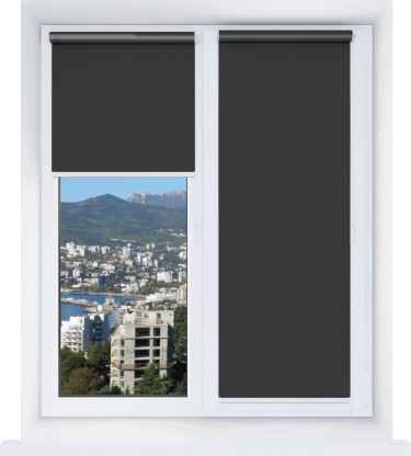 Рулонная штора Мини Респект DM черный 36