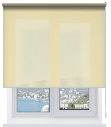 Рулонная штора Респект DM кремовый 02