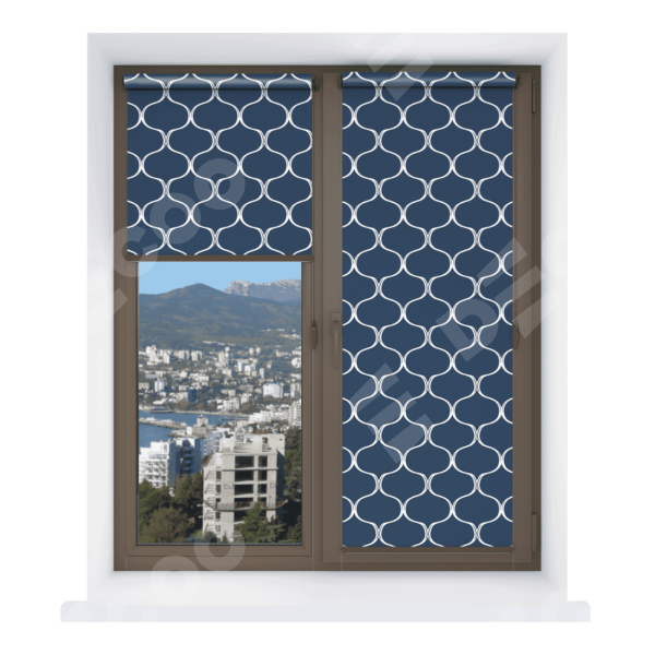 Рулонная штора Мини Касабланка 18