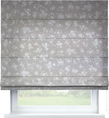 Римская штора «Кортин» для проема, ткань «Композиция»