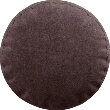 Подушка круглая «Кортин» канвас махагон