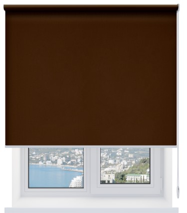 Рулонная штора Натали ВО 11 коричневый