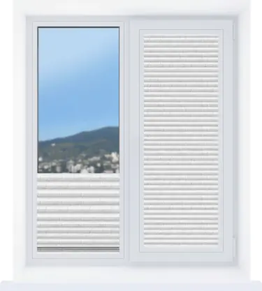 Штора плиссе Краш перламутр белый