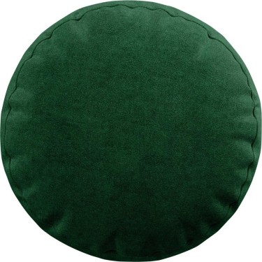 Подушка круглая Cortin вельвет зелёный
