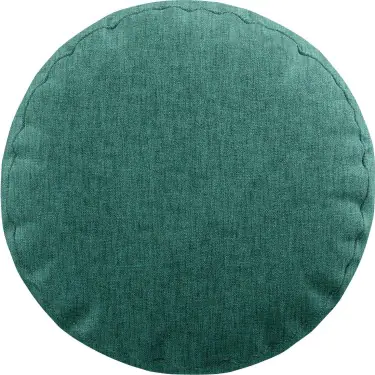 Подушка круглая Cortin лён кашемир бирюзовый