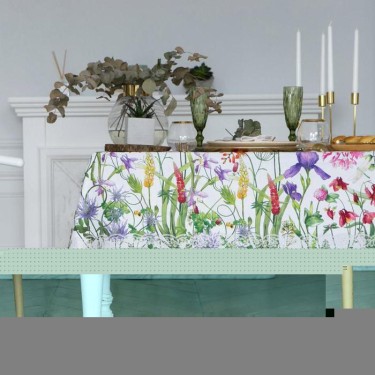 Скатерть "Этель" Луговые цветы 180х150 см, 100 % хл, саржа 190 гр/м2