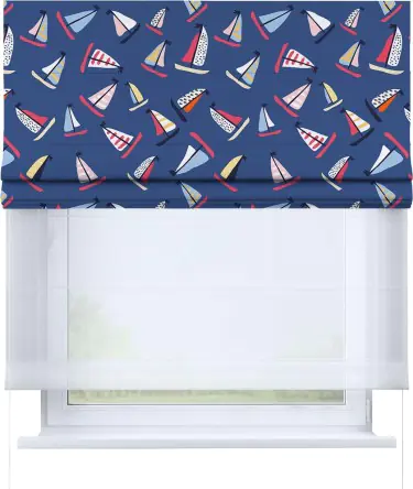 Римская штора «Кортин» день-ночь «Морское приключение»