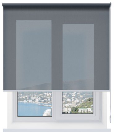 Рулонная штора Респект DM темно-серый 88