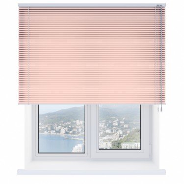 Горизонтальные жалюзи 3001 светло-розовые