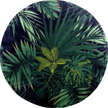 Подушка круглая Cortin «Пальмовые листья»