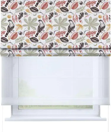 Римская штора «Кортин» день-ночь «Краски осени»