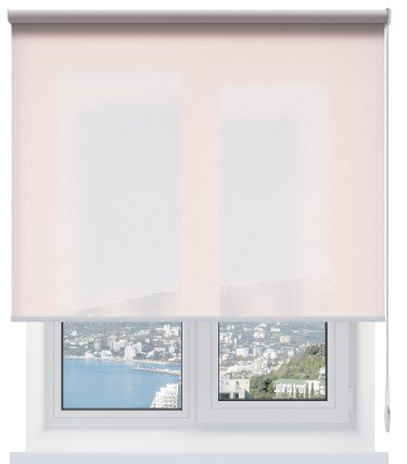 Рулонная штора Респект DM светло-розовый 033