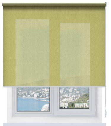 Рулонная штора Фокус 28 оливковый