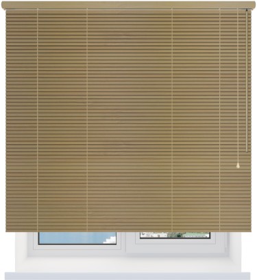 Бамбуковые жалюзи 25 мм. отбеленный