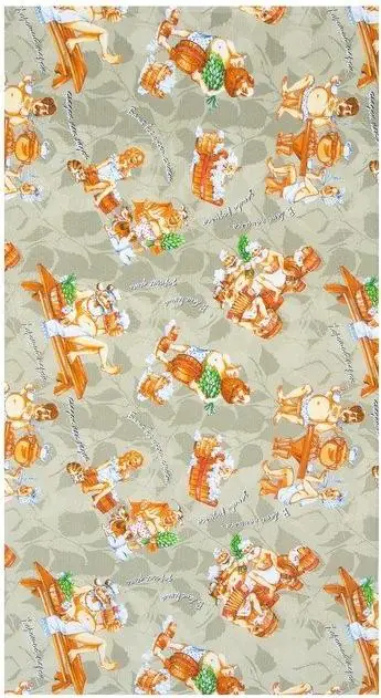 Полотенце вафельное "С легким паром" 80х150 см, 160 г/м2, хл