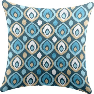 Подушка квадратная Cortin «Икат орнамент»