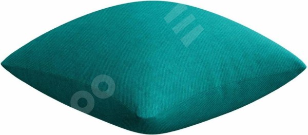 Подушка декоративная Cortin, лён димаут тёмно-бирюзовый, 40х40 см