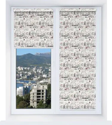 Рулонная штора Мини Столица 01