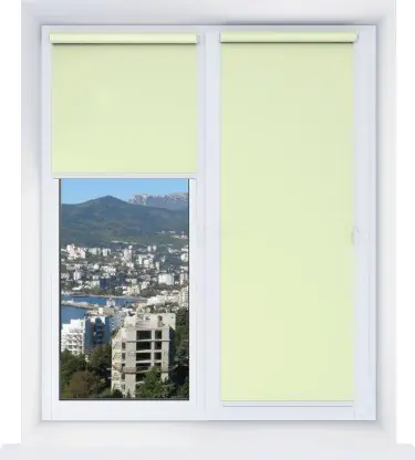 Рулонная штора Мини Натали ВО салатовый 27