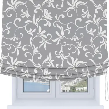 Римская штора Soft с мягкими складками, «Романтический узор»