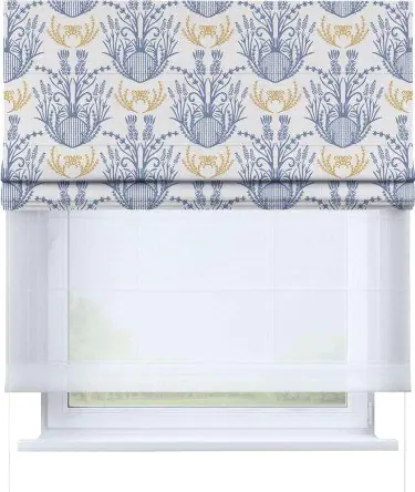 Римская штора «Кортин» день-ночь «Шикарная лаванда»