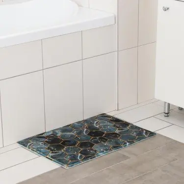 Коврик Доляна «Фам», 40×60 см, цвет зелёный