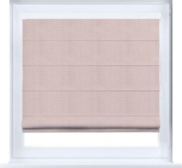 Римская штора «Кортин» кассетная, ткань блэкаут с блеском сиреневый