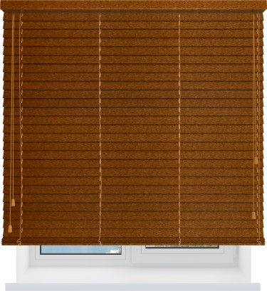 Деревянные жалюзи 50 мм. тик