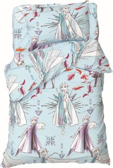 Постельное бельё 1,5 сп "Эльза и Анна" Холодное сердце 143*215 см, 150*214 см, 50*70 см -1 шт