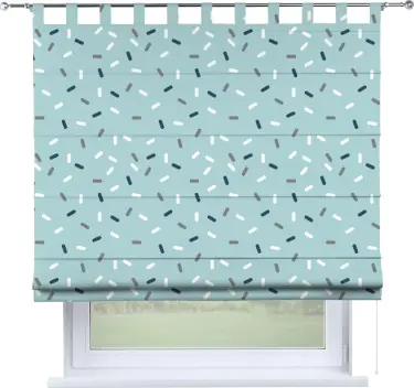 Римская штора «Кортин» на петлях «Короткие линии»