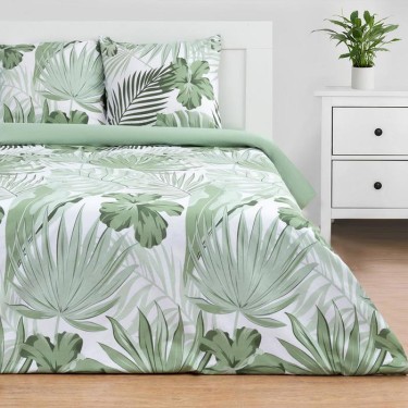 Постельное белье "Этель" 1.5 сп Tropics (вид2) 143*215 см, 150*214 см, 70*70 см - 2 шт