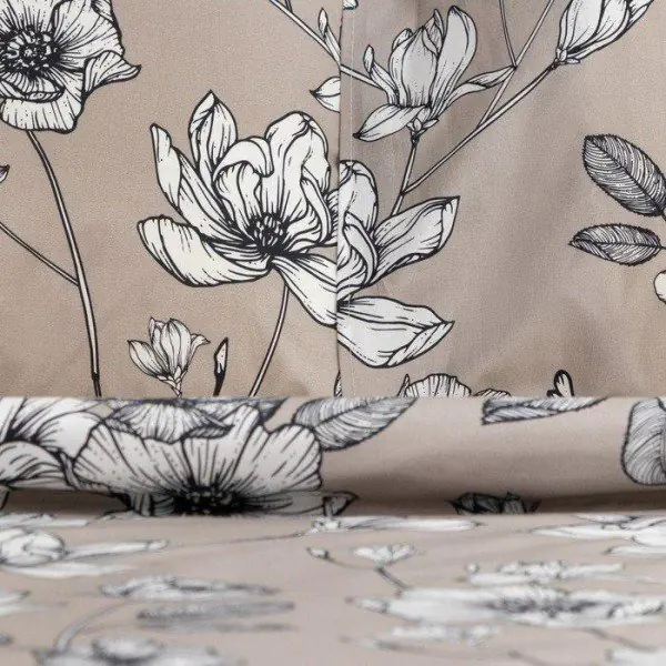 Постельное бельё Этель Евро Magnolia, пододеяльник 200х217 см, наволочки 50х70 см 2 шт, 100% хл,перк