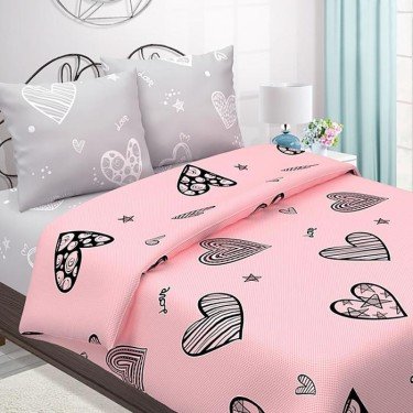 Постельное бельё дуэт Традиция «Сердцеедка» 147х217 - 2 шт