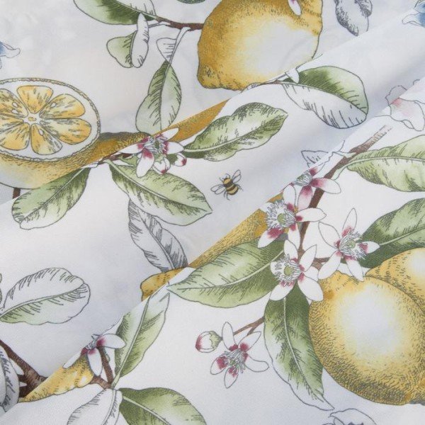 Скатерть Доляна Lemon paradise 145х300 см, 100% п/э
