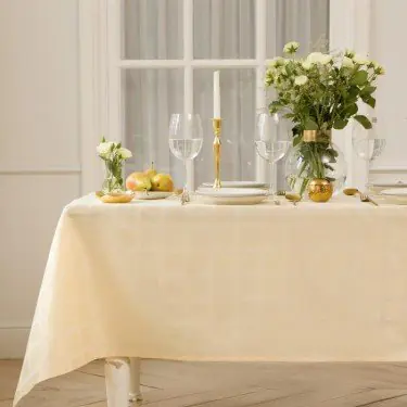 Скатерть Этель Geometry 150*110 +/-3см, цв.молочный, пл. 192 г/м2, хл с ВГМО