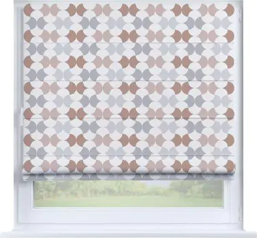 Римская штора «Кортин» на створку «Модерн светлый»