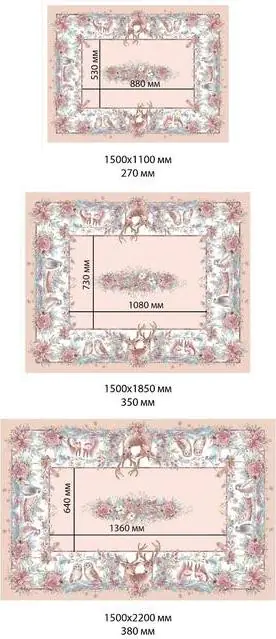 Скатерть Этель "Pink magic" 150х220см +/-3см с ГМВО, хл100%