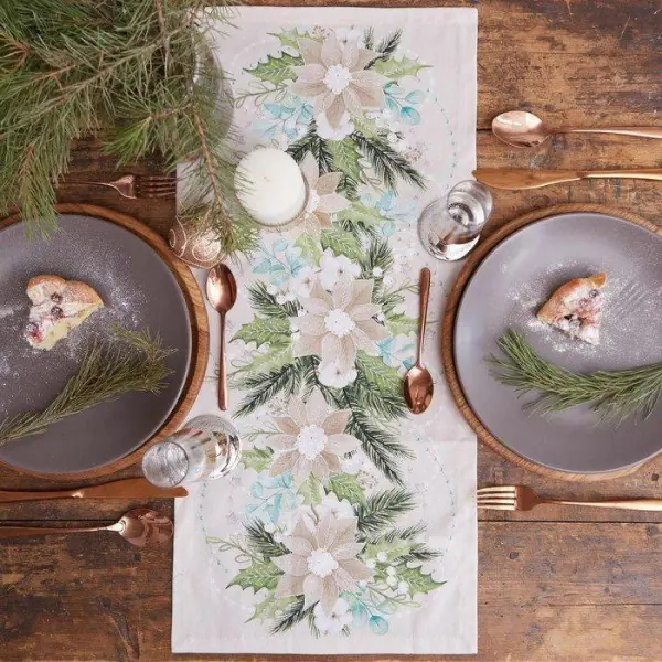 Дорожка на стол "Этель" Beautiful Сhristmas 30х70 см, 100% хл, саржа 190 гр/м2