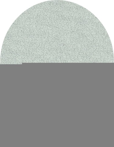 Римская штора «Кортин» день-ночь для арочного проёма, лён блэкаут белый