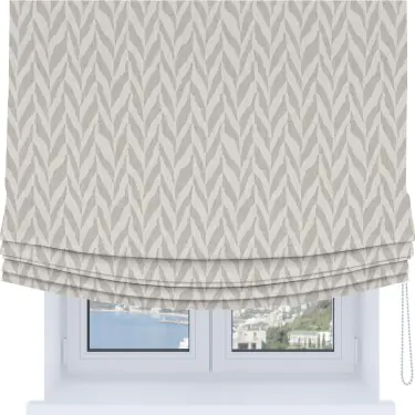 Римская штора Soft с мягкими складками, «Песочный зебрано»