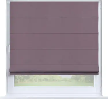Римская штора «Кортин» на створку, ткань блэкаут однотонный, брусника