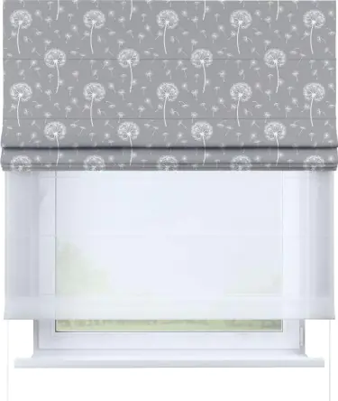 Римская штора «Кортин» день-ночь «Одуванчики»