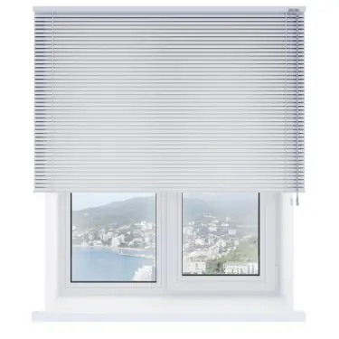 Горизонтальные жалюзи 834 светло-серые